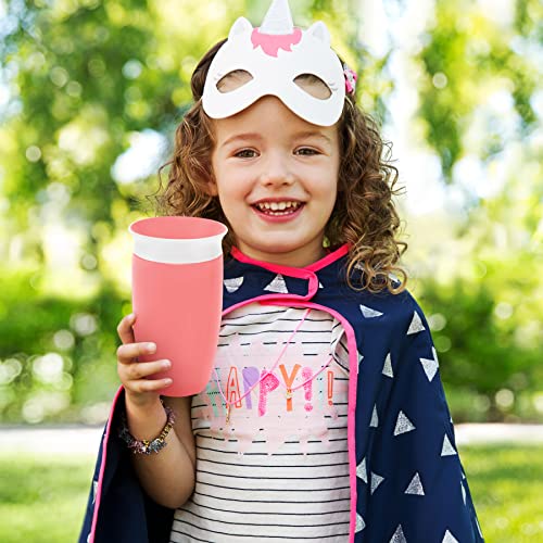 Munchkin Spill Proof Miracle 360 Sippy Cups for Toddlers 1-3, 10 Ounce, 2 Pack, Pink/Purple  
Munchkin Spill Proof Mirac