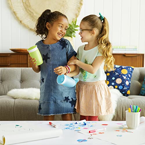  Munchkin Spill Proof Sippy Cups for Toddlers 1-3, 10 Ounce, 2 Pack, Green/Blue
| Munchkin Miracle 360 Spill Proof Sippy