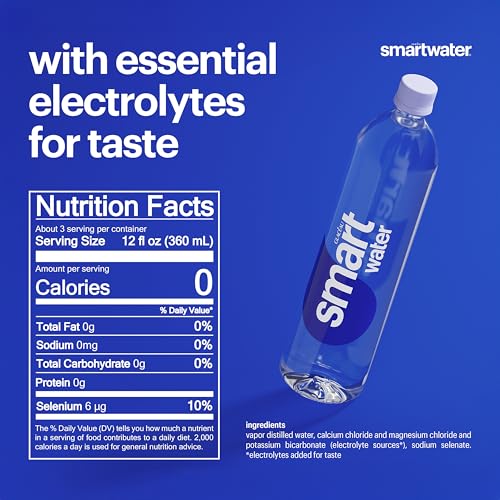  Smartwater 3|8 Fl Oz Bottled Water for Hydration, Sport Performance, and Daily Consumption
| Smartwater 3|8 Fl Oz (Pack