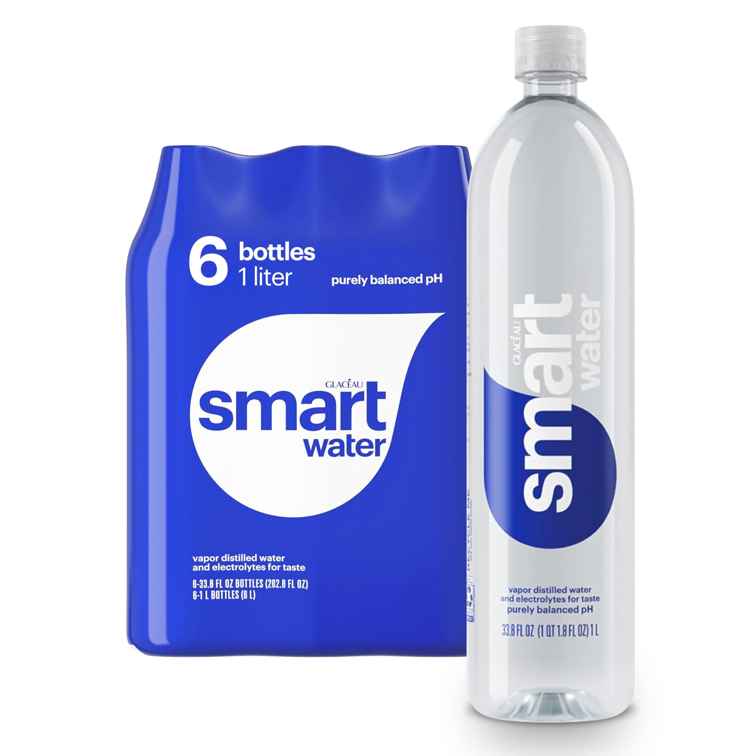  Smartwater 3|8 Fl Oz Bottled Water for Hydration, Sport Performance, and Daily Consumption
| Smartwater 3|8 Fl Oz (Pack