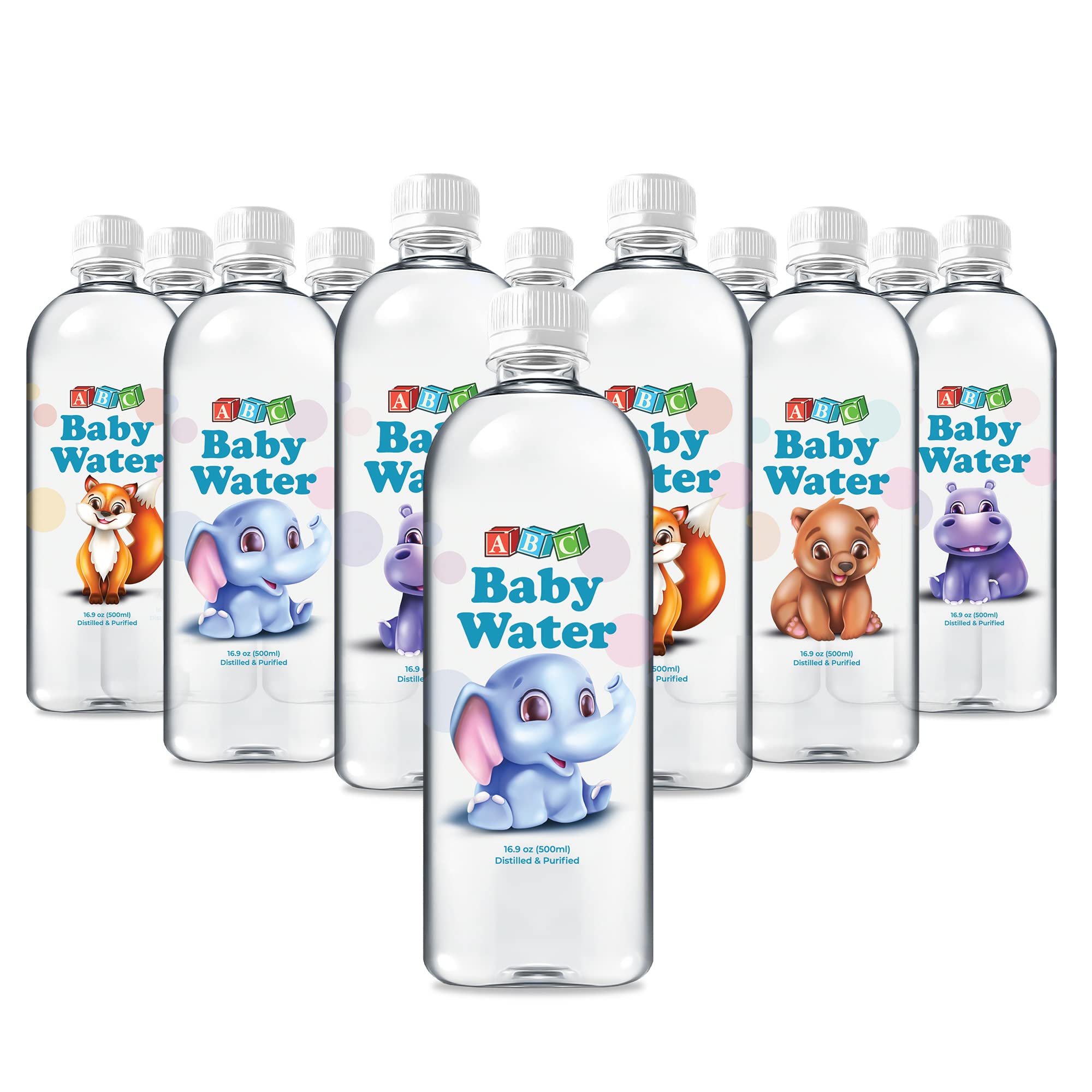  Premium Distilled Water for Babies - Healthy Purified Water 16.9 oz Bottles - ABC Baby Water
| ABC Baby Water - Healthy